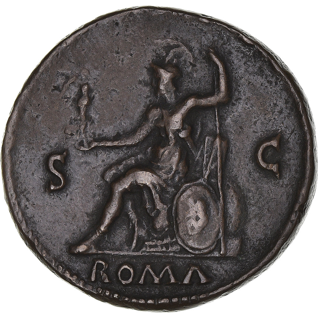 Coin, Nero, Sestertius, 62-68, Rome, AU(50-53), Bronze, RIC:I-361