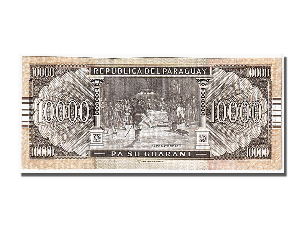 Banknote, Paraguay, 10 000 Guaranies, 2010, UNC(65-70)