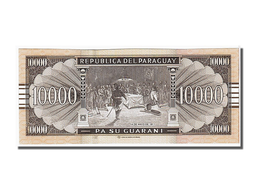 Banknote, Paraguay, 10 000 Guaranies, 2010, UNC(65-70)