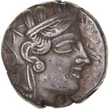 Coin, Attica, Tetradrachm, 490-407 BC, Athens, AU(50-53), Silver, SNG-Cop:31