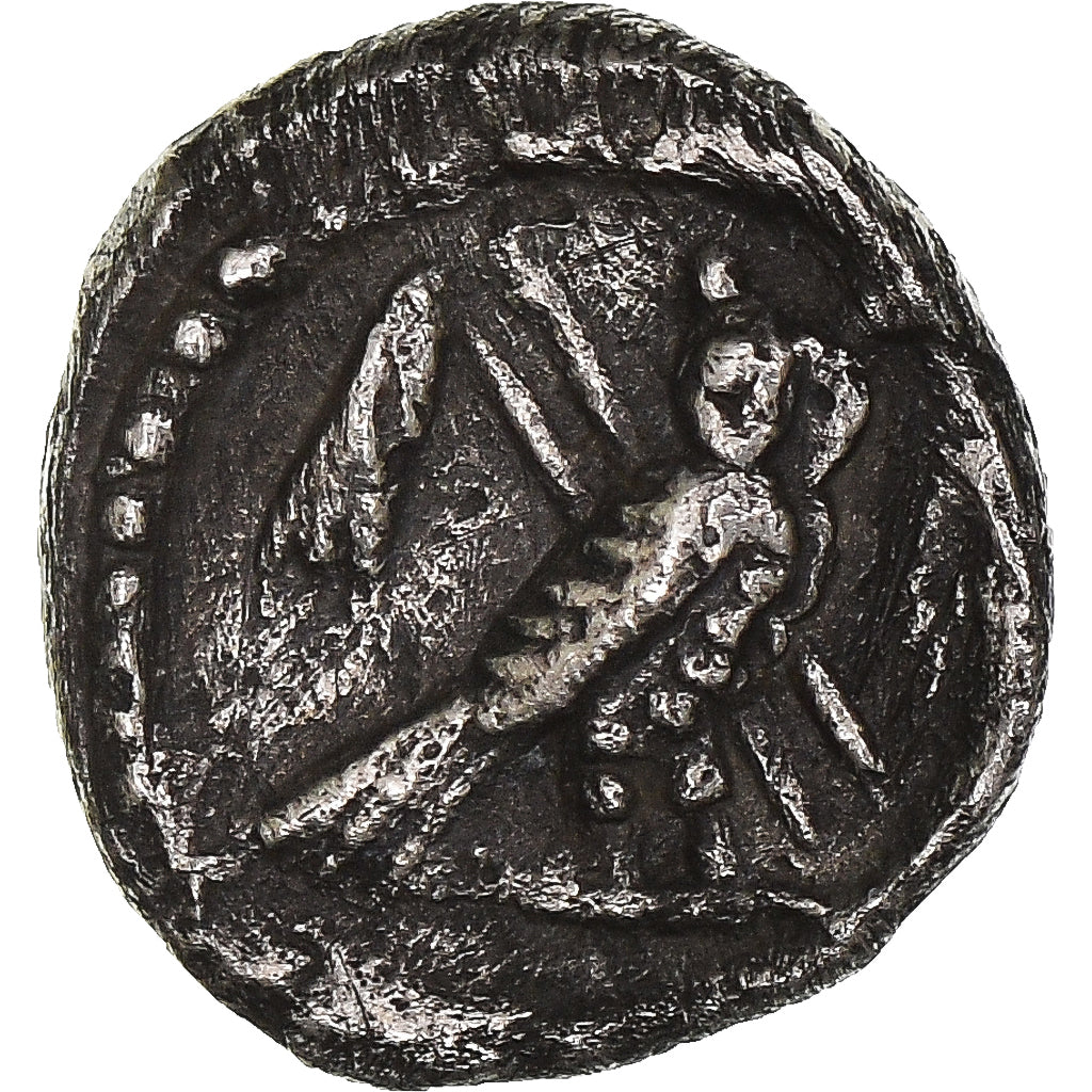 Moneda, Phoenicia, Obol, ca. 393-311/0 BC, Tyre, MBC, Plata, HGC:10-329