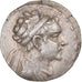 Moneda, Bactria, Eukratides II Soter, Tetradrachm, ca. 145-140 BC, MBC+, Plata