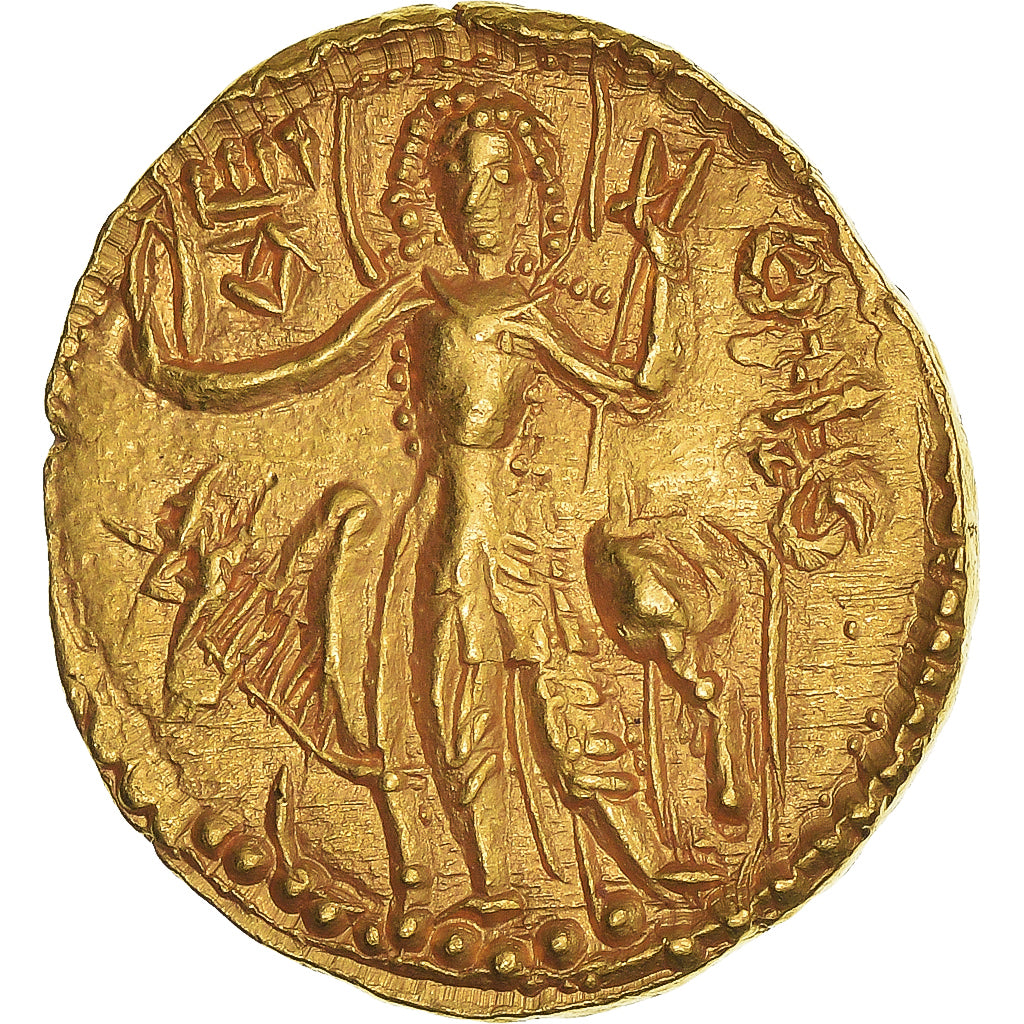 Moneta, Kushan Empire, Vasishka, Dinar, ca. 247-267, mint in Gandhara, SPL, Oro