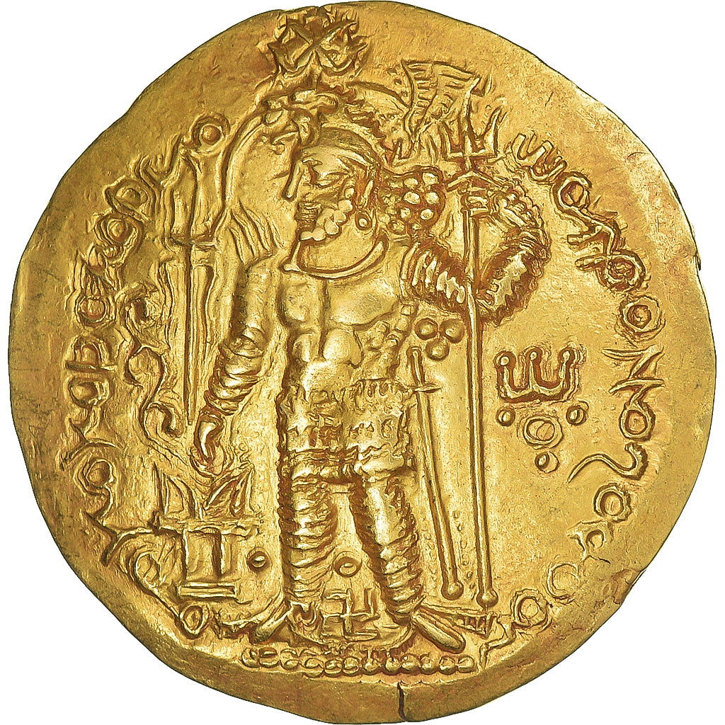 Coin, Kushano-Sasanians, Ohrmazd I, Dinar, 270-300, Balkh (?), MS(64), Gold