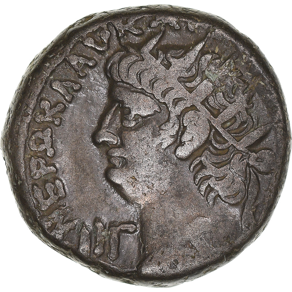 Moneta, Egypt, Nero, with Tiberius, Tetradrachm, 66/67, Alexandria, BB