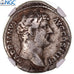 Coin, Hadrian, Denarius, 117-138, Rome, graded, NGC, Ch F, F(12-15), Silver