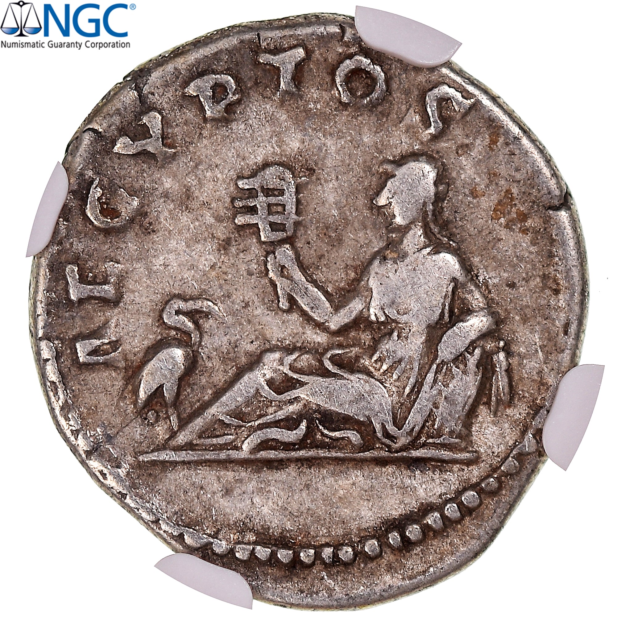 Coin, Hadrian, Denarius, 117-138, Rome, graded, NGC, Ch F, F(12-15), Silver
