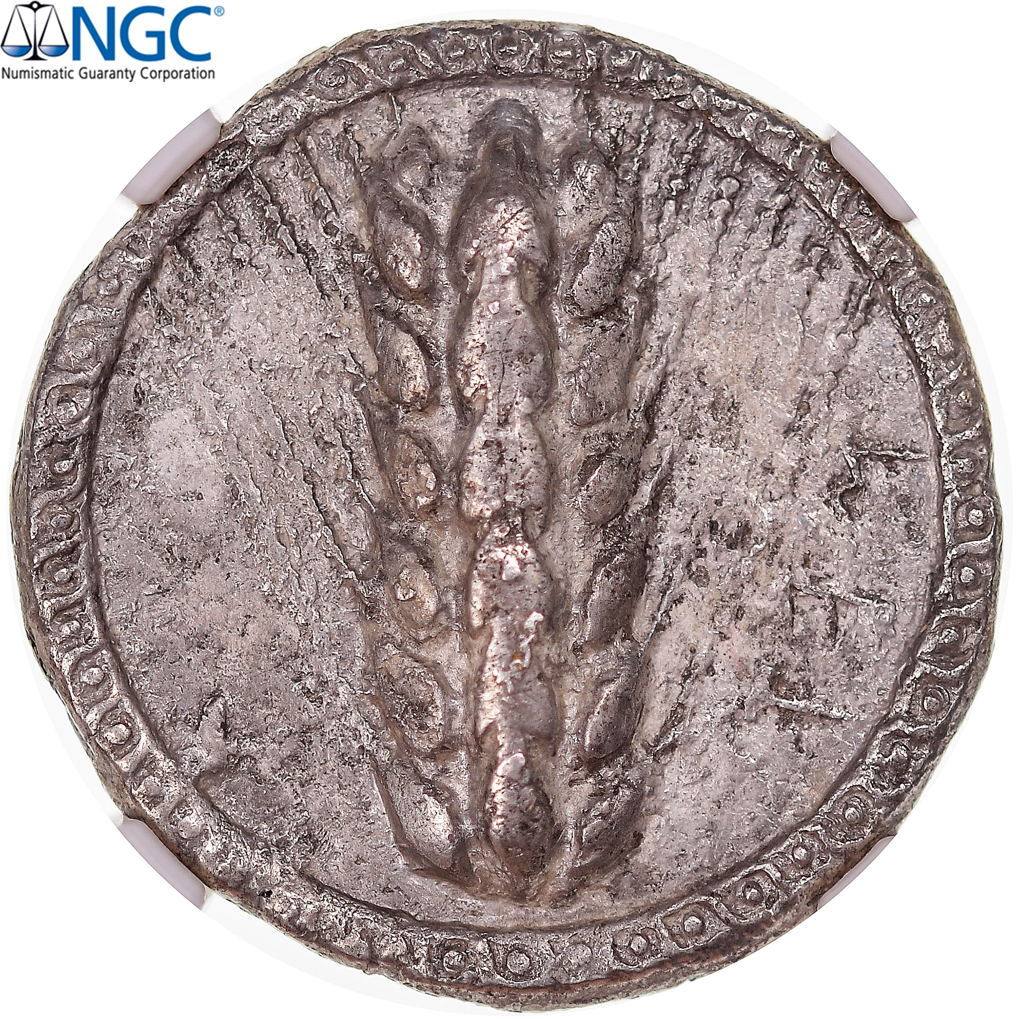 Moneda, Lucania, Stater, ca. 510-470 BC, Metapontion, NGC, graded, Ch VF, BC+