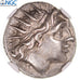 Moeda, Ilhas de Cária, Drachm, ca. 88-84 BC, Rhodes, avaliada, NGC, Ch XF