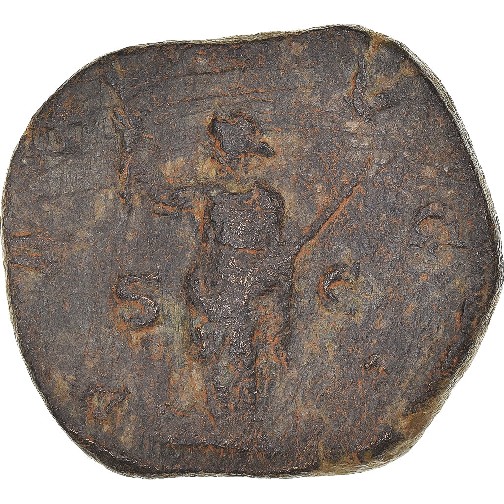 Moneda, Volusian, Sestercio, 251-253, Roma, BC+, Bronce