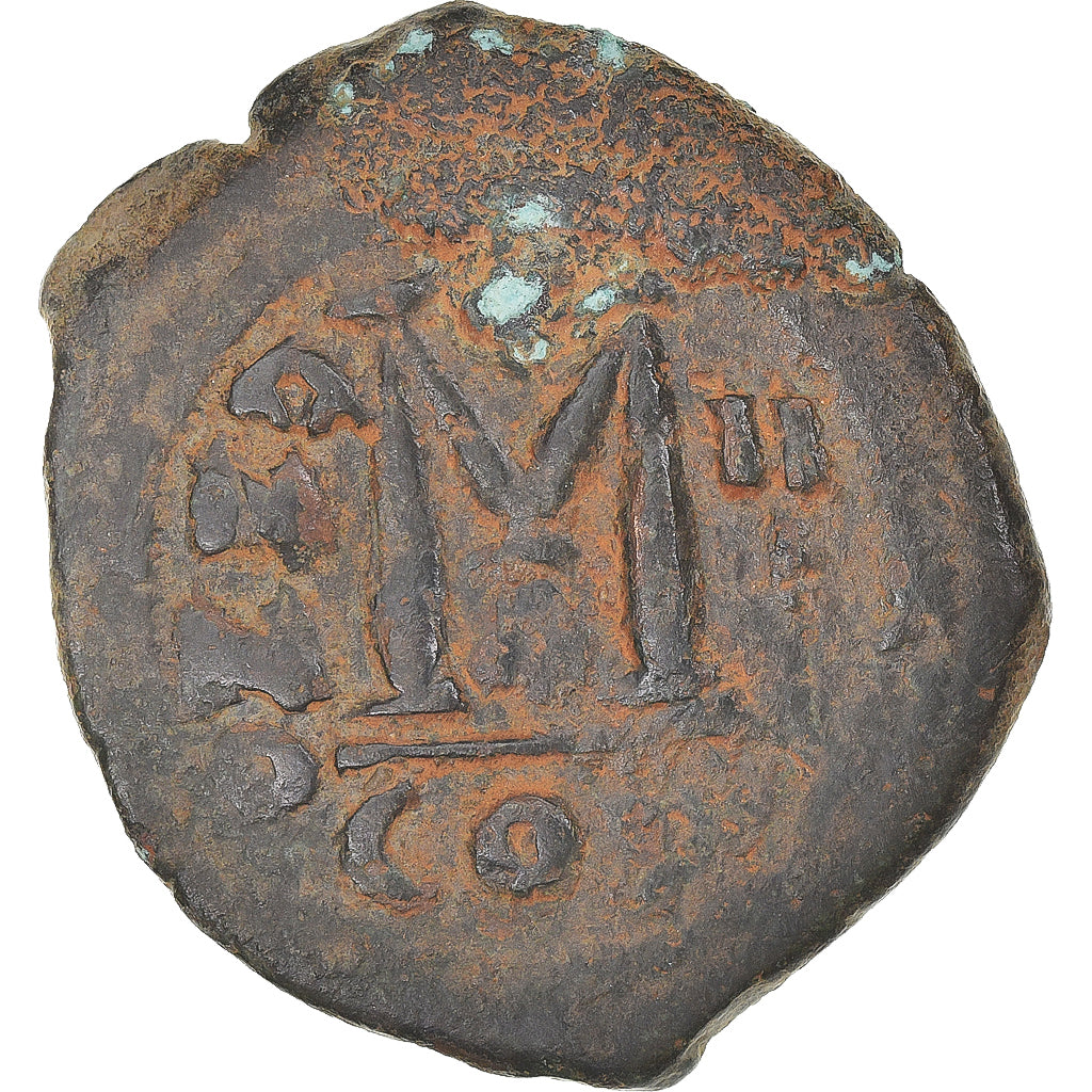 Coin, Heraclius, Follis, 612-613, Constantinople, VF(20-25), Bronze