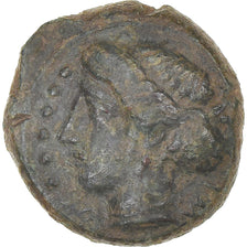 Coin, Sicily, Hemilitron, ca. 415-409 BC, Himera, EF(40-45), Bronze, HGC:2-479