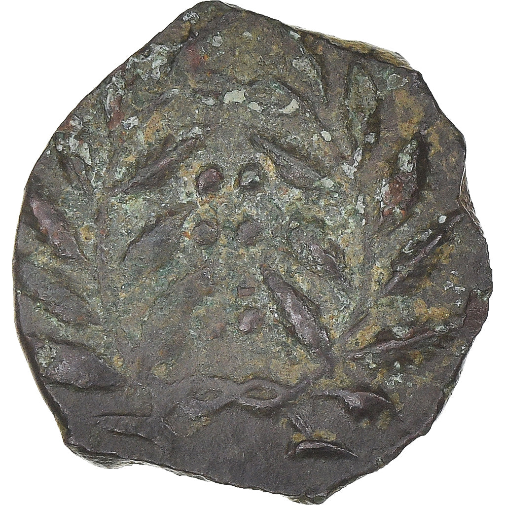 Moeda, Sicília, Hemilitron, ca. 415-409 BC, Himera, VF(30-35), Bronze