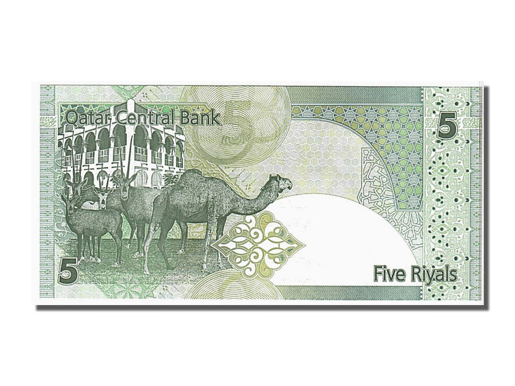 Banknote, Qatar, 5 Riyals, 2003, KM:21, UNC(65-70)