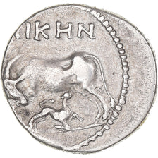 Coin, Illyria, Drachm, ca. 80/70-48 BC, Apollonia, VF(30-35), Silver, HGC:3-4
