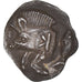 Münze, Mysia, Hemiobol, ca. 450-400 BC, Kyzikos, SS+, Silber