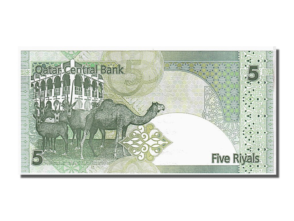 Banconote, Quatar, 5 Riyals, 2003, FDS
