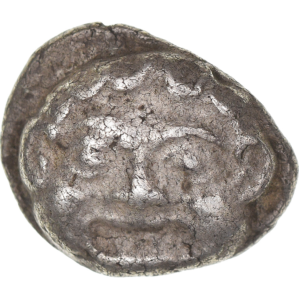 Moeda, Mísia, Drachm, 5th Century BC, Parion, EF(40-45), Prata