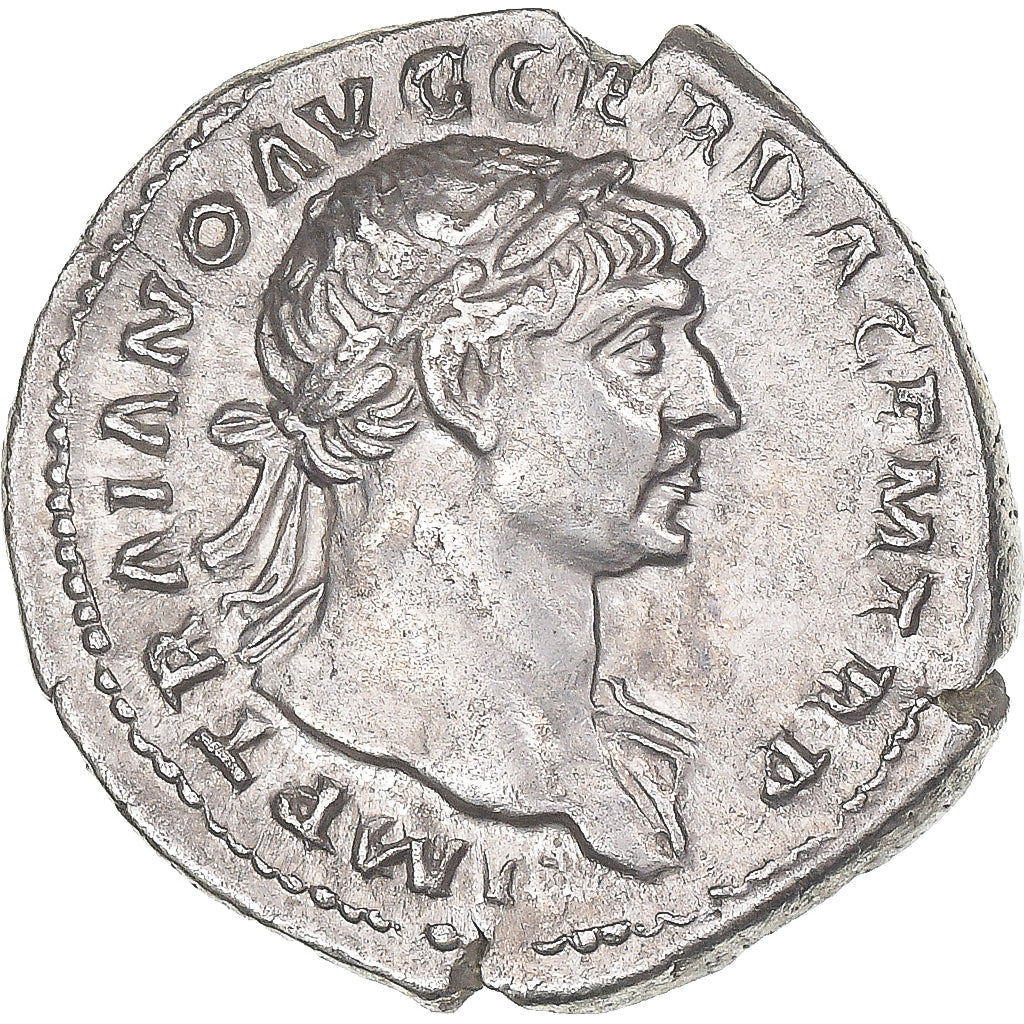 Münze, Trajan, Denarius, ca. 108-109, Rome, “Dacia Capta” commemorative