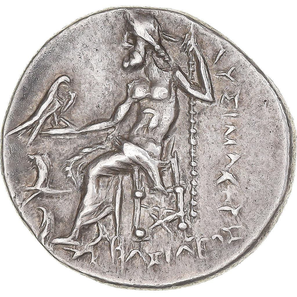 Thrace, Lysimachos, Drachm, ca. 301/0-300/299 BC, Kolophon, Plata, MBC+