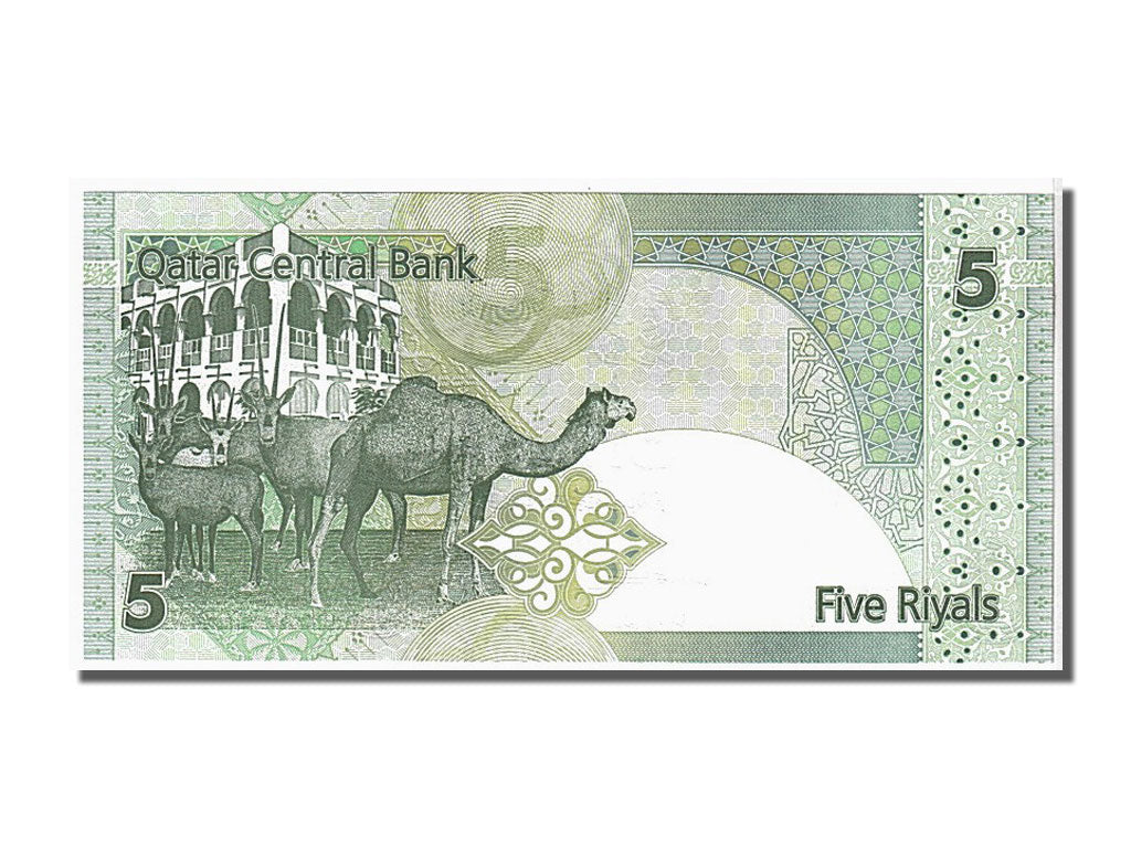Banknot, Katar, 5 Riyals, 2003, KM:21, UNC(65-70)
