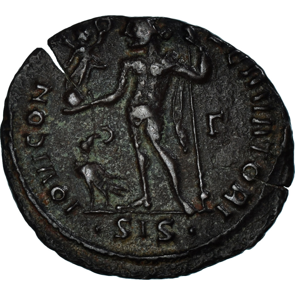 Coin, Constantine I, Follis, 306-337, Siscia, AU(50-53), Bronze