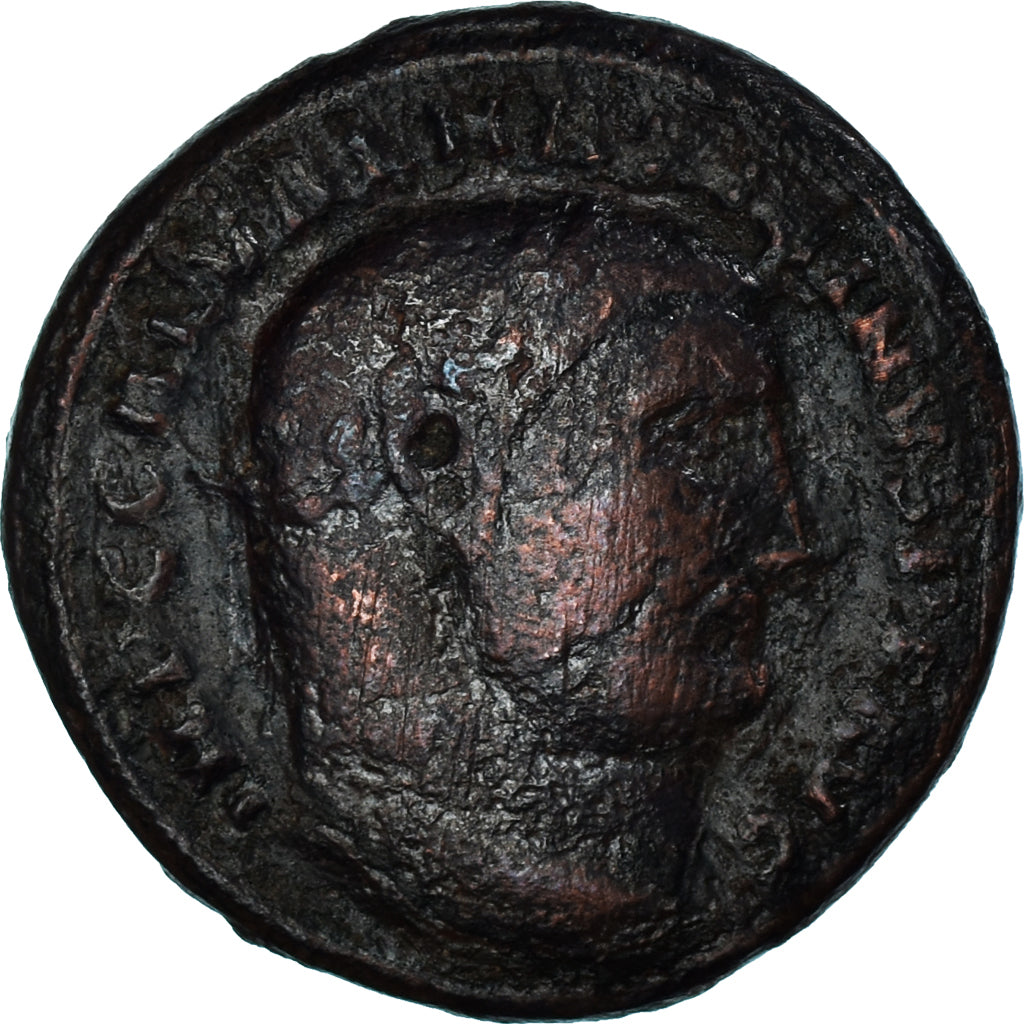 Coin, Maximinus II, Nummus, AD 310-313, Antioch, VF(30-35), Bronze
