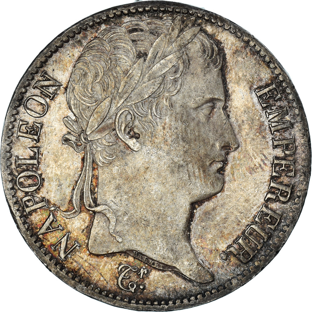 Coin, France, Napoleon I, 5 Francs, 1814, Paris, AU(50-53), Silver, Gadoury:584