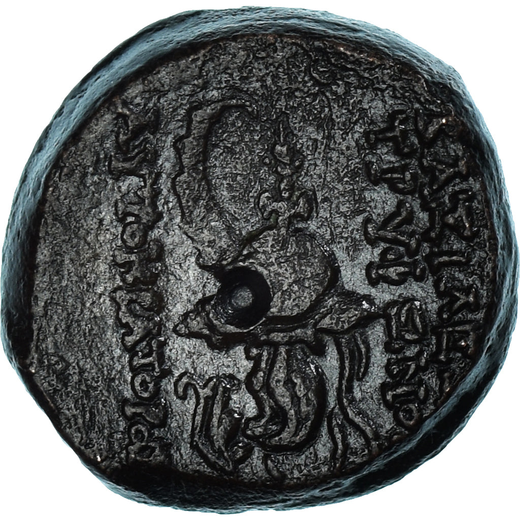 Munten, Seleucidische Rijk, Diodote Tryphon, Æ, 142-138 BC, FR+, Bronzen