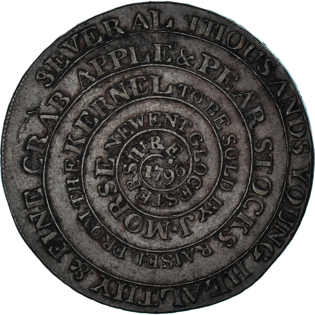 Verenigd Koninkrijk, Halfpenny Token, Gloucestershire, 1796, ZF+, Koper