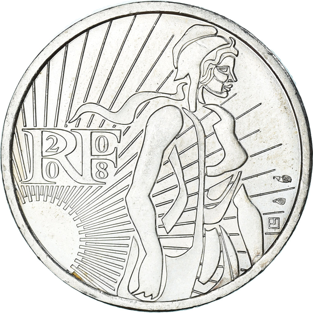 France, Semeuse, 5 Euro, 2008, Monnaie de Paris, SUP, Argent, KM:1534