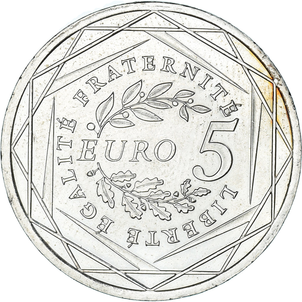 France, Semeuse, 5 Euro, 2008, Monnaie de Paris, SUP, Argent, KM:1534
