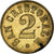 Moneda, Venezuela, TACHIRA STATE, 2 Reales, 1872, San Cristobal, EBC+, Bronce