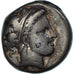 Moneta, Campania, Nomos, ca. 300-275 BC, Neapolis, VF(30-35), Srebro, HN