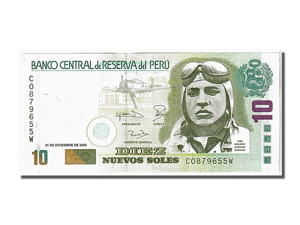 Banknote, Peru, 10 Nuevos Soles, 2006, KM:179b, UNC(65-70)