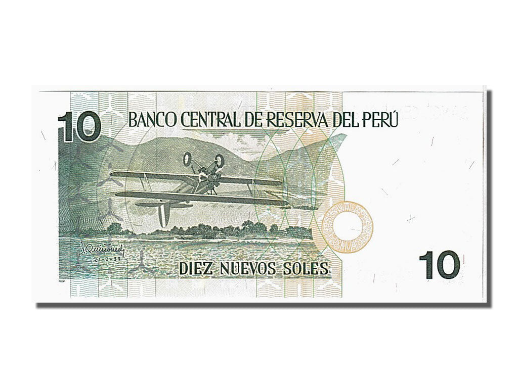 Banknote, Peru, 10 Nuevos Soles, 2006, KM:179b, UNC(65-70)
