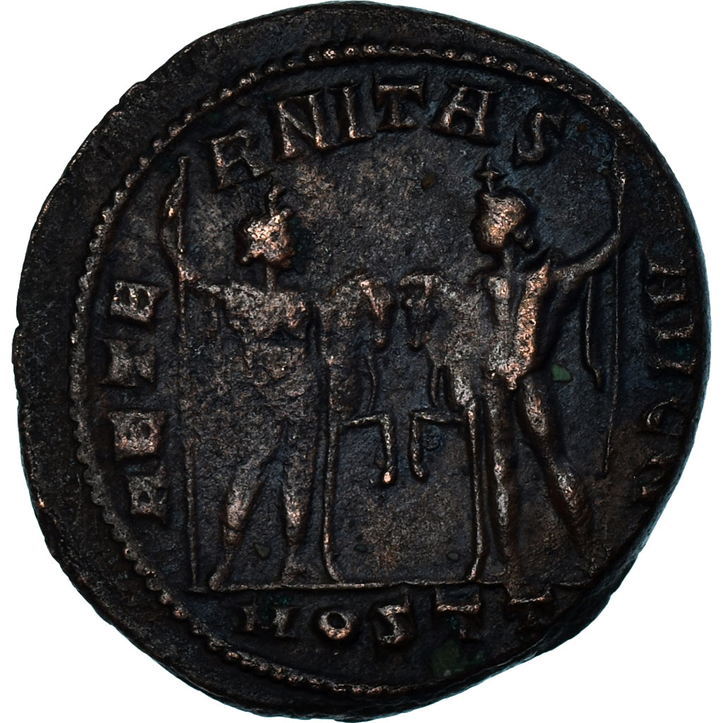 Coin, Maxentius, Nummus, 309-312, Ostia, VF(30-35), Bronze