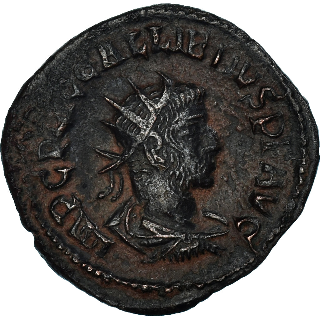 Moneda, Gallienus, Antoninianus, 253-268, Antioch, BC+, Vellón