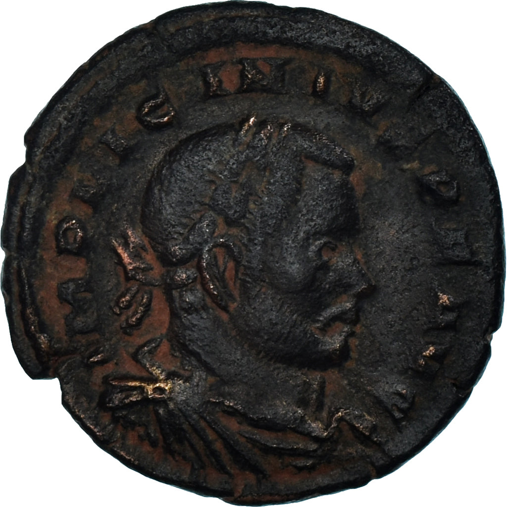 Moneta, Licinius I, Follis, 308-324, Treveri, EF(40-45), Brązowy