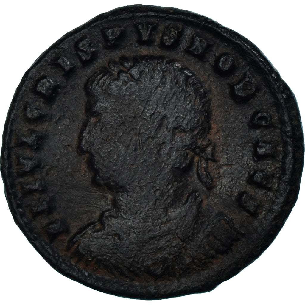 Monnaie, Crispus, Follis, 316-326, Cyzique, TB+, Bronze