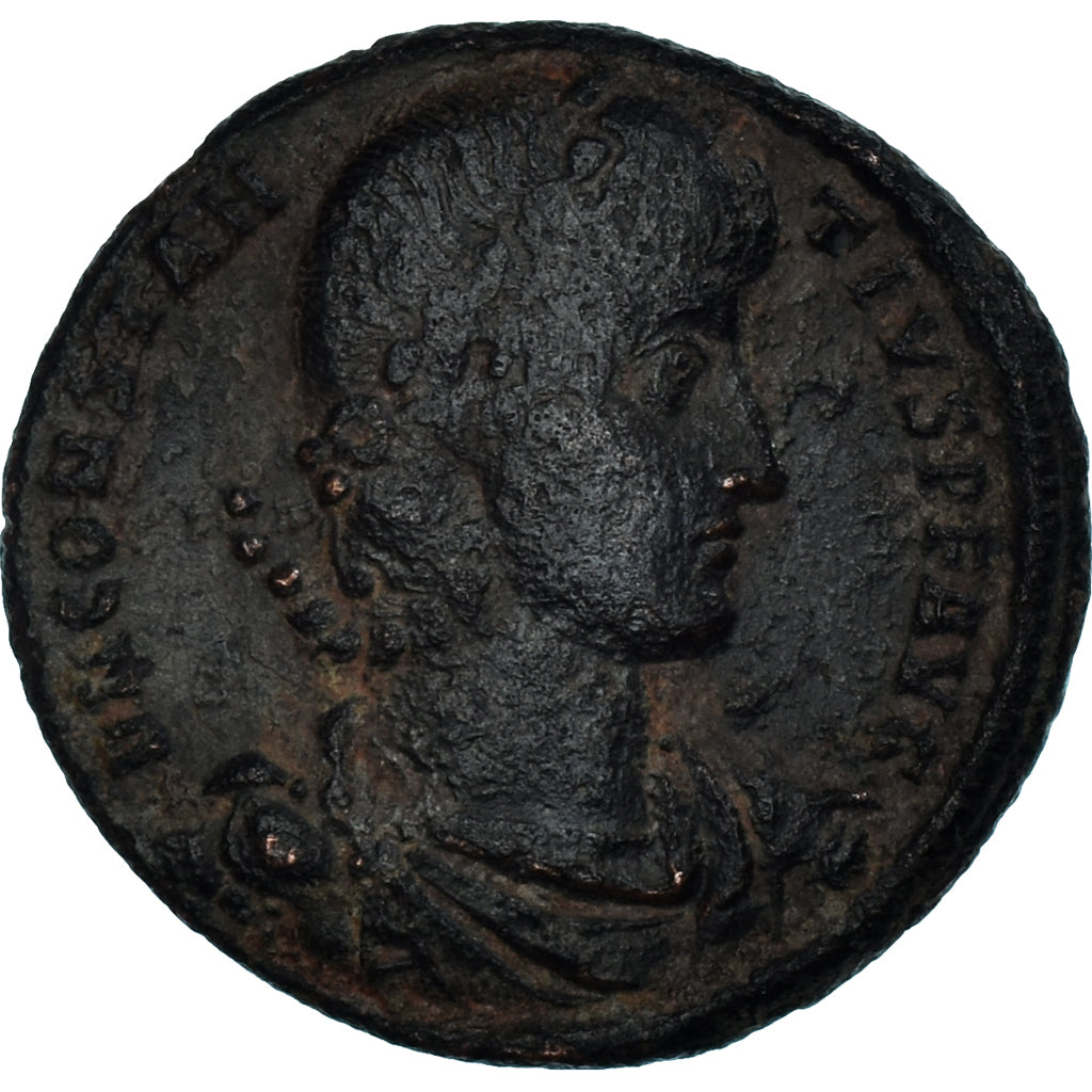 Moneta, Constantius II, Centenionalis, 337-361, VF(20-25), Brązowy