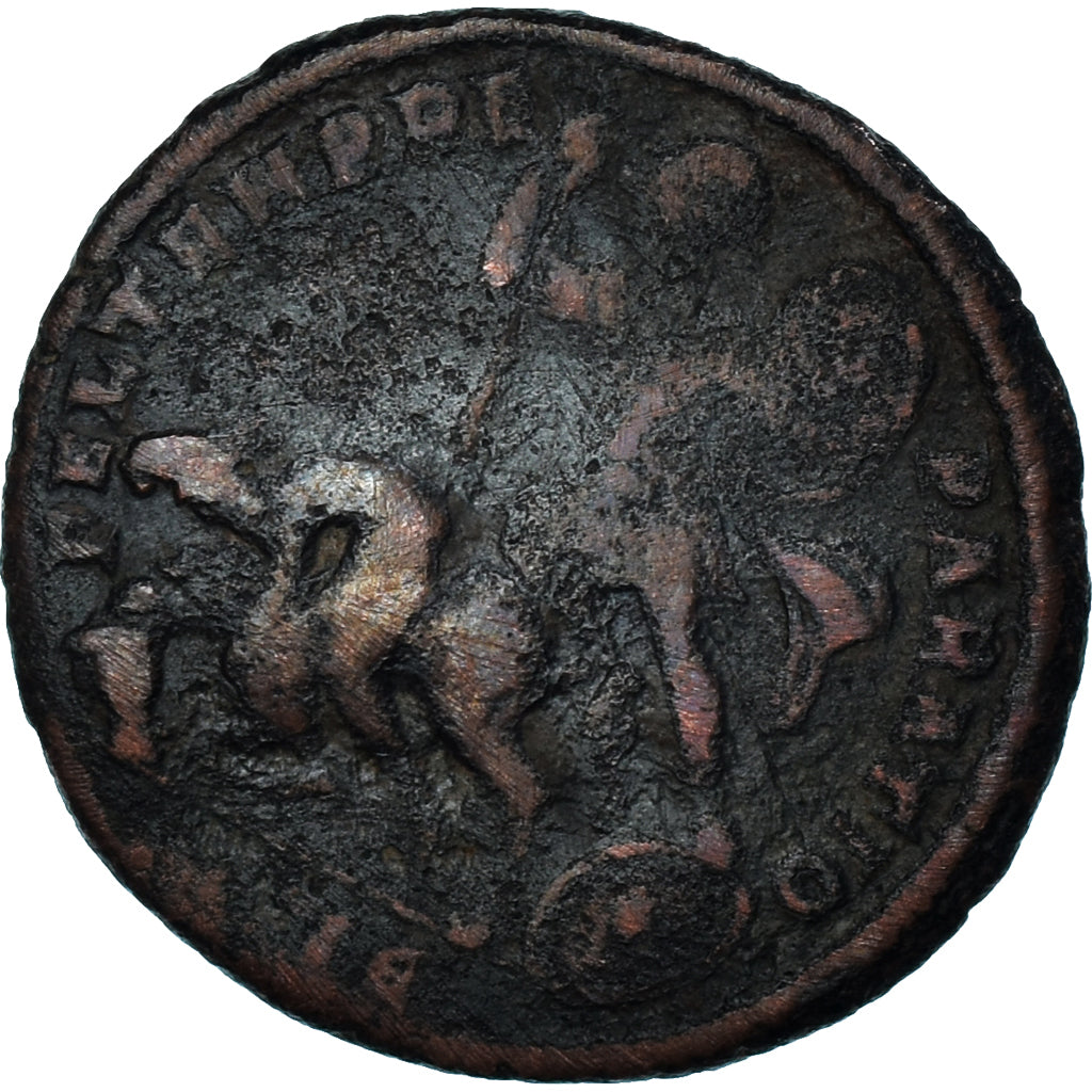 Moneta, Constantius II, Centenionalis, 337-361, VF(20-25), Brązowy