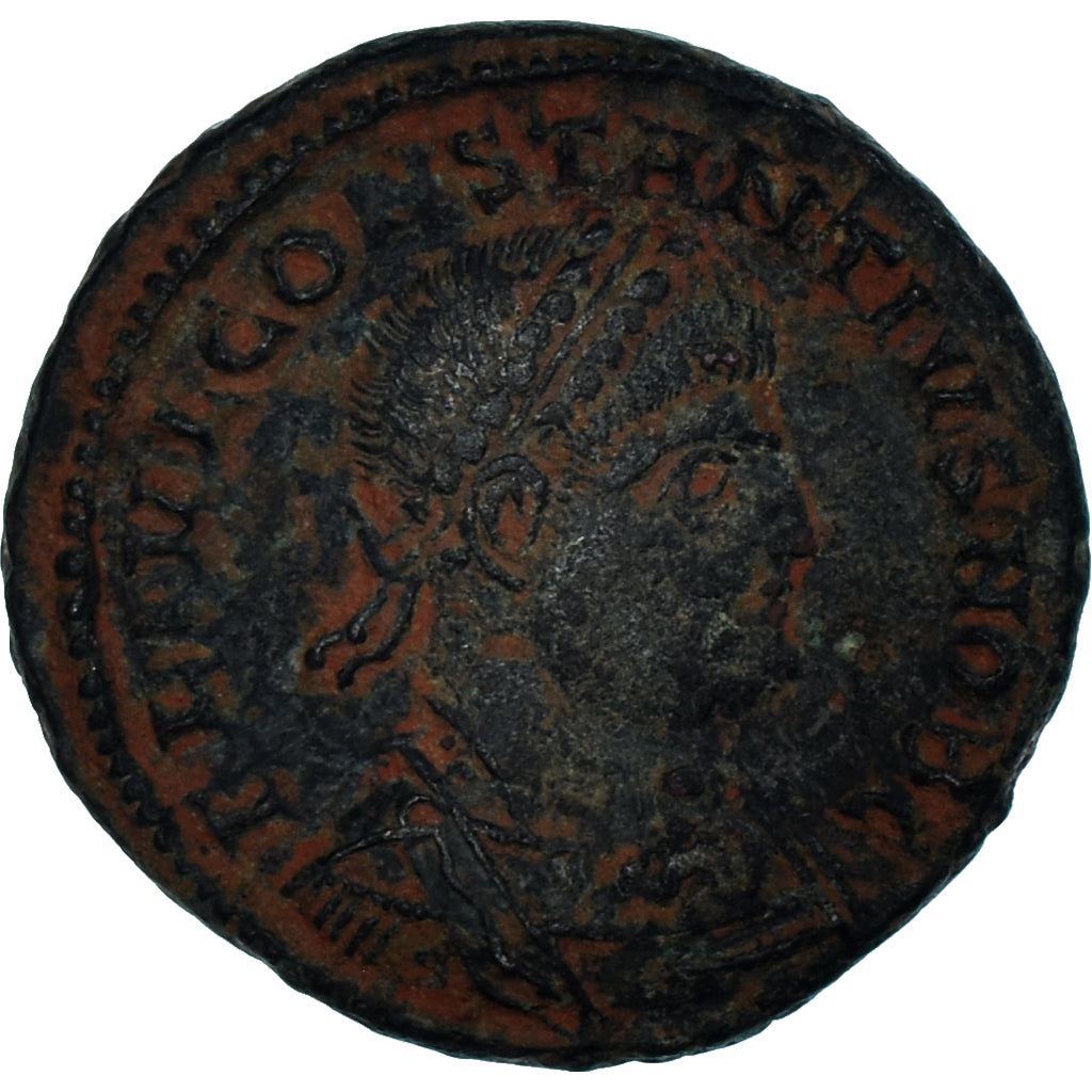 Coin, Constantius II, Follis, 324-337, Thessalonica, VF(30-35), Bronze