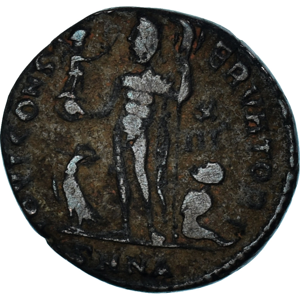 Moneta, Licinius II, Follis, 317-324, Thessalonica, VF(20-25), Brązowy