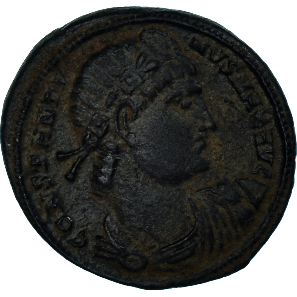 Moneta, Constantine I, Follis, 307/310-337, Nicomedia, AU(50-53), Brązowy