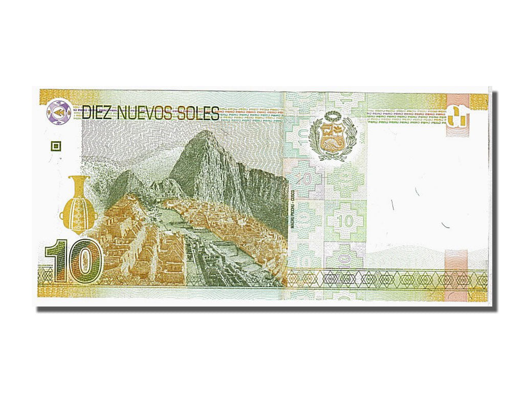 Billete, 10 Nuevos Soles, 2009, Perú, KM:182, UNC