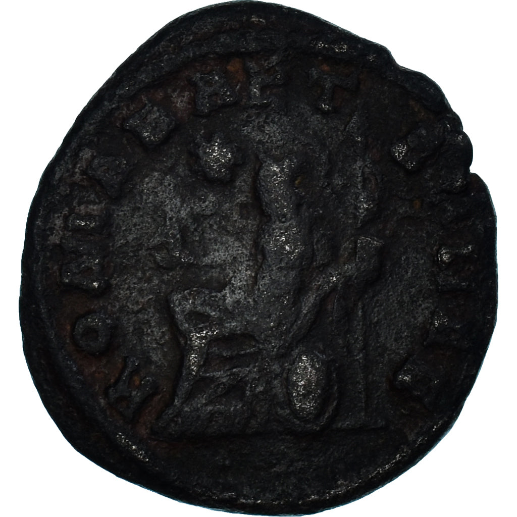 Moneda, Gallienus, Antoninianus, 253-268, Antioch, BC+, Vellón