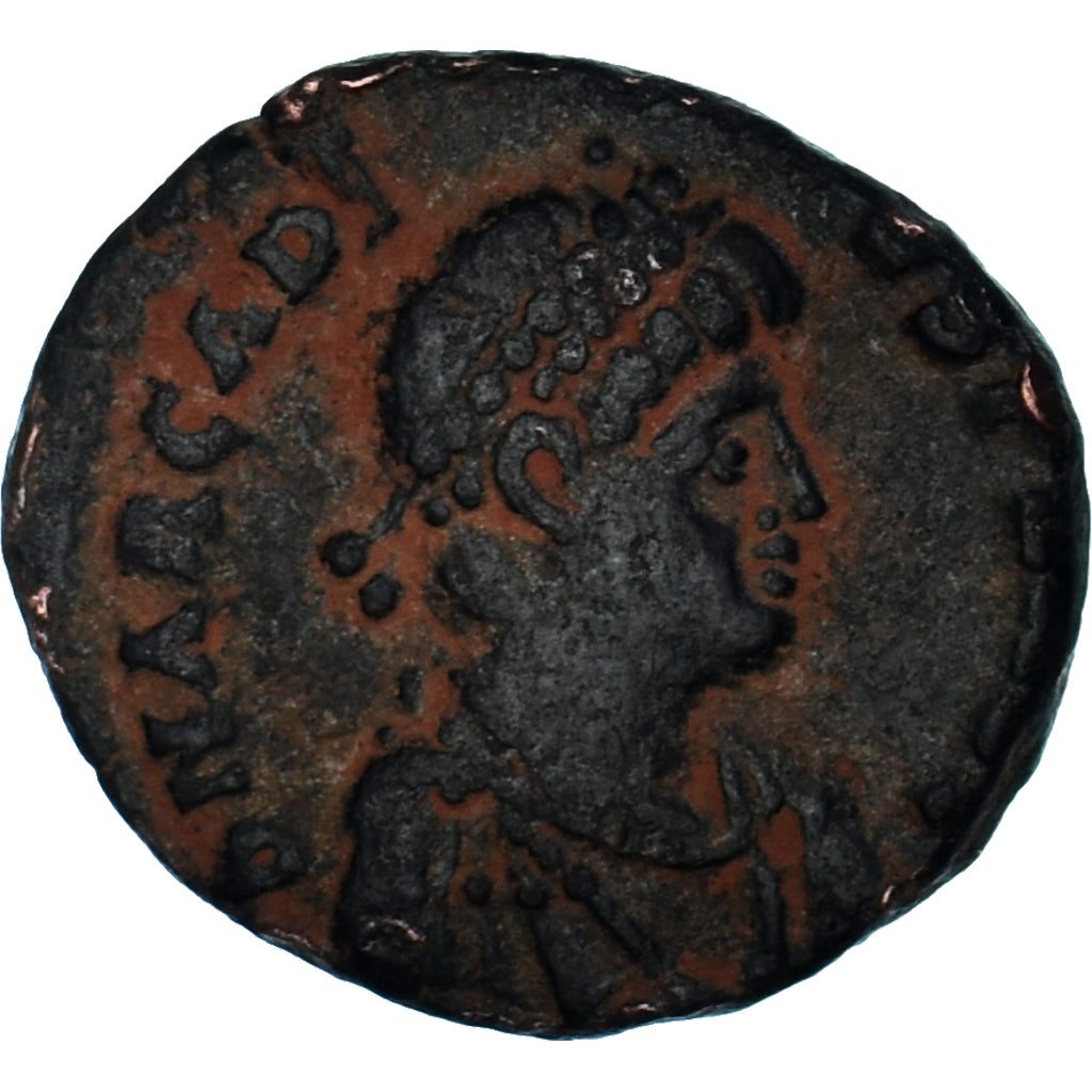 Munten, Arcadius, Follis, 383-408, Antioch, FR+, Bronzen