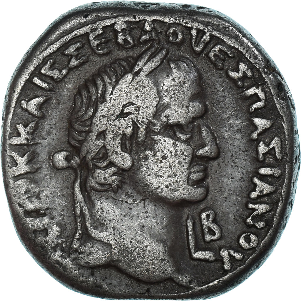 Moeda, Egito, Vespasian, Tetradrachm, 69-70, Alexandria, VF(30-35), Lingote