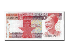 Banconote, Ghana, 5 Cedis, 1982, KM:19c, FDS